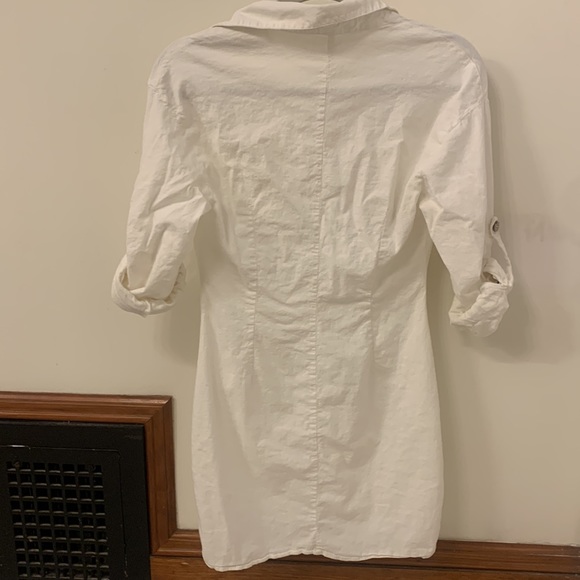 Zara Shirt Dress with Ruching - Picture 5 of 15